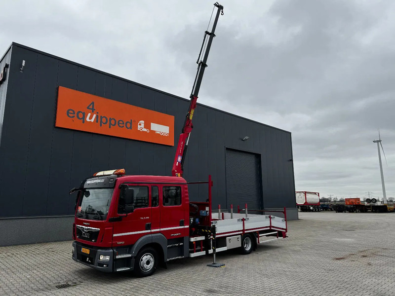 MAN TGL 8.180 Dubbele Cabine (DOKA), HMF535 K3 kraan met slechts 283 uur en 211.164km, EURO-6, oprij-platen, NL-truck, APK: 11/2025 - Φορτηγό αυτοκινητάμαξα, Φορτηγό με γερανό: φωτογραφία 4 MAN TGL 8.180 Dubbele Cabine (DOKA), HMF535 K3 kraan met slechts 283 uur en 211.164km, EURO-6, oprij-platen, NL-truck, APK: 11/2025 - Φορτηγό αυτοκινητάμαξα, Φορτηγό με γερανό: φωτογραφία 4