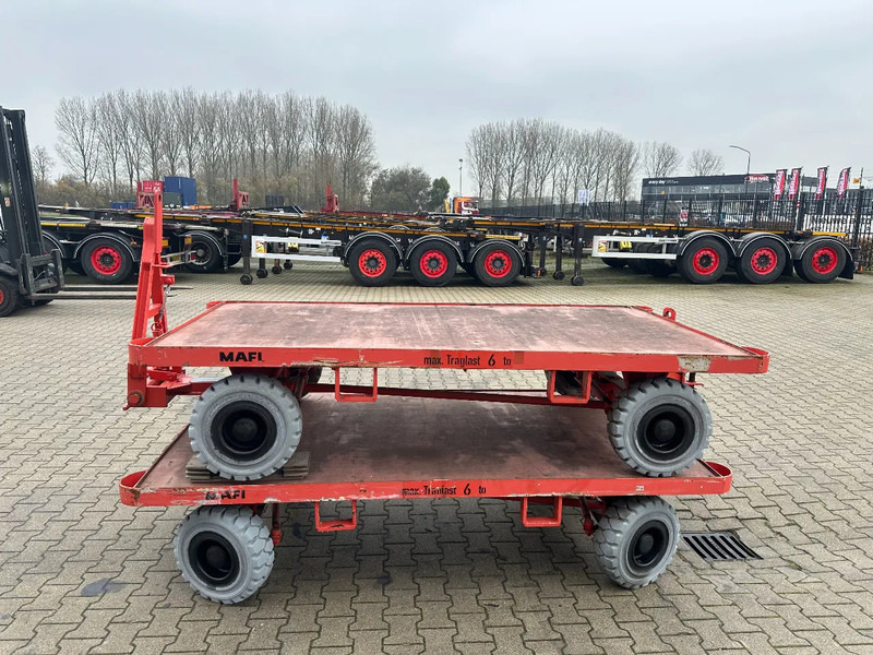 Mafi stack of 2x double-steered and connectable heavy-duty trailers with 6000kg loading capacity, 9x available - Ανυψωτικό μηχάνημα: φωτογραφία 5 Mafi stack of 2x double-steered and connectable heavy-duty trailers with 6000kg loading capacity, 9x available - Ανυψωτικό μηχάνημα: φωτογραφία 5