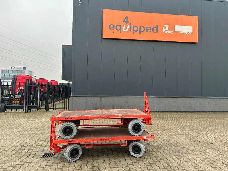 Mafi stack of 2x double-steered and connectable heavy-duty trailers with 6000kg loading capacity, 9x available - Ανυψωτικό μηχάνημα: φωτογραφία 2 Mafi stack of 2x double-steered and connectable heavy-duty trailers with 6000kg loading capacity, 9x available - Ανυψωτικό μηχάνημα: φωτογραφία 2