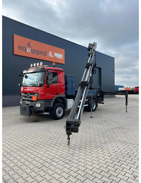 Mercedes-Benz Actros 2046 4x4 / FULL SPRING / HIAB 288 EP 5 HIPRO Crane / EURO-5 - Φορτηγό με γερανό: φωτογραφία 1 Mercedes-Benz Actros 2046 4x4 / FULL SPRING / HIAB 288 EP 5 HIPRO Crane / EURO-5 - Φορτηγό με γερανό: φωτογραφία 1