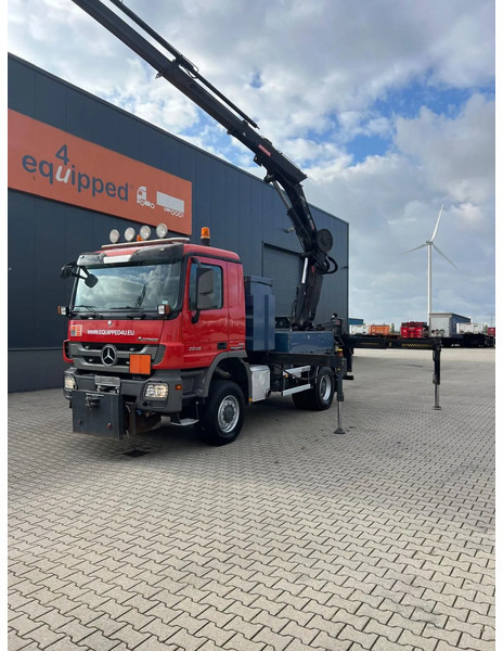Mercedes-Benz Actros 2046 4x4 / FULL SPRING / HIAB 288 EP 5 HIPRO Crane / EURO-5 - Φορτηγό με γερανό: φωτογραφία 2 Mercedes-Benz Actros 2046 4x4 / FULL SPRING / HIAB 288 EP 5 HIPRO Crane / EURO-5 - Φορτηγό με γερανό: φωτογραφία 2