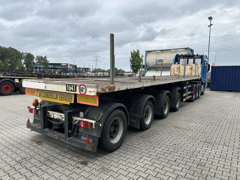 Nooteboom OVB-73-04, 73 tons 4-axle Ballast trailer, 3 hydraulic steering axles, 75% tyres, MOT 03/2026 - Επικαθήμενο πλατφόρμα/ Καρότσα: φωτογραφία 5 Nooteboom OVB-73-04, 73 tons 4-axle Ballast trailer, 3 hydraulic steering axles, 75% tyres, MOT 03/2026 - Επικαθήμενο πλατφόρμα/ Καρότσα: φωτογραφία 5