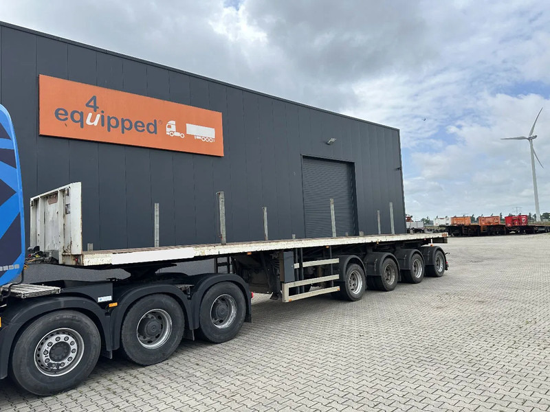Nooteboom OVB-73-04, 73 tons Ballast trailer, 4 axles, 3 hydraulic steering axles, 75% tyres, MOT 03/2026 - Επικαθήμενο πλατφόρμα/ Καρότσα: φωτογραφία 1 Nooteboom OVB-73-04, 73 tons Ballast trailer, 4 axles, 3 hydraulic steering axles, 75% tyres, MOT 03/2026 - Επικαθήμενο πλατφόρμα/ Καρότσα: φωτογραφία 1