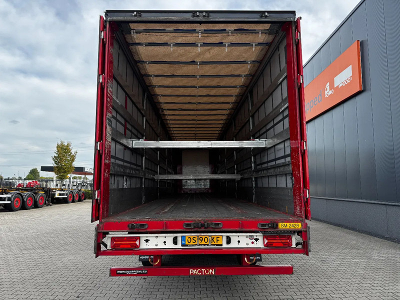 Επικαθήμενο κουρτίνα Pacton Bordwandsider, alu sideboards + planks, hardwood floor, NL-trailer, APK: 08-2026: φωτογραφία 7