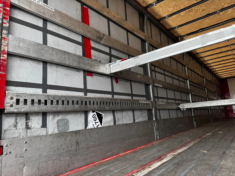 Επικαθήμενο κουρτίνα Pacton Bordwandsider, alu sideboards + planks, hardwood floor, NL-trailer, APK: 08-2026: φωτογραφία 9