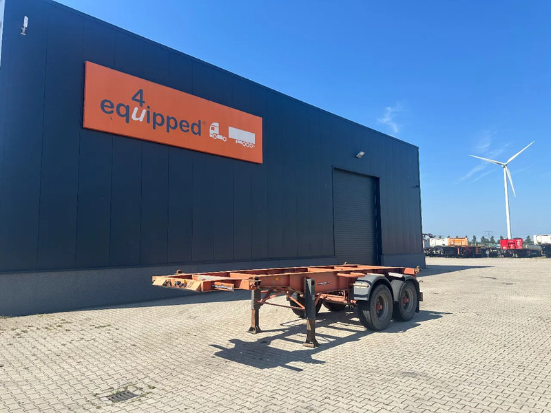 SHLADOT BPW + BLAD / SPRING / BLATT / LAMES, 20FT - Επικαθήμενο μεταφοράς εμπορευματοκιβωτίων/ Κινητό αμάξωμα: φωτογραφία 1 SHLADOT BPW + BLAD / SPRING / BLATT / LAMES, 20FT - Επικαθήμενο μεταφοράς εμπορευματοκιβωτίων/ Κινητό αμάξωμα: φωτογραφία 1