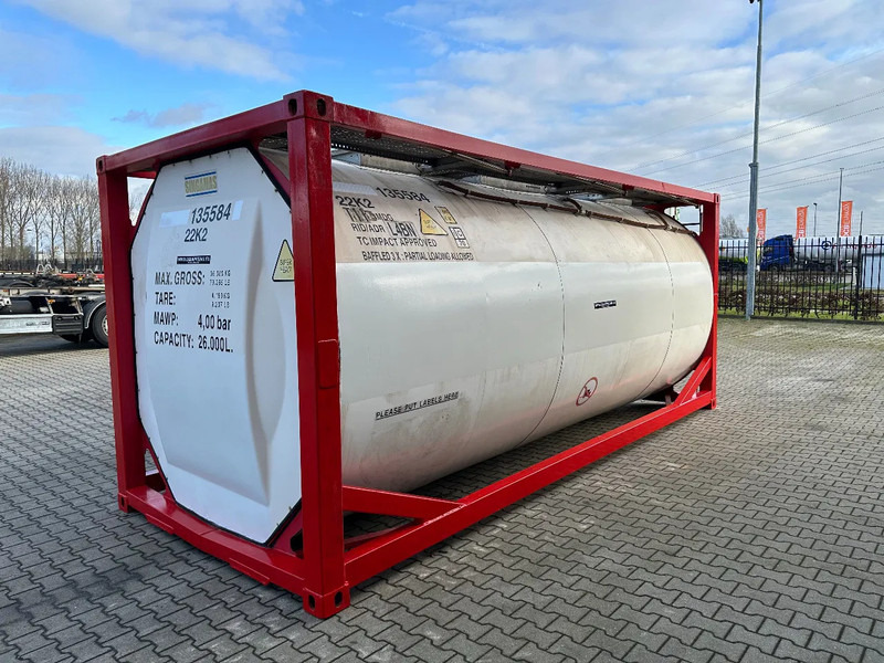 SINGAMAS 20FT ISO, 26.000L/1-COMP/3 BAFFELS/3 manholes, ADR inspectio valid till: 07/2025 - Δεξαμενή αποθήκευσης: φωτογραφία 4 SINGAMAS 20FT ISO, 26.000L/1-COMP/3 BAFFELS/3 manholes, ADR inspectio valid till: 07/2025 - Δεξαμενή αποθήκευσης: φωτογραφία 4