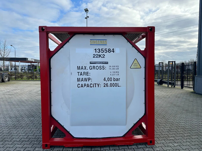 SINGAMAS 20FT ISO, 26.000L/1-COMP/3 BAFFELS/3 manholes, ADR inspectio valid till: 07/2025 - Δεξαμενή αποθήκευσης: φωτογραφία 5 SINGAMAS 20FT ISO, 26.000L/1-COMP/3 BAFFELS/3 manholes, ADR inspectio valid till: 07/2025 - Δεξαμενή αποθήκευσης: φωτογραφία 5
