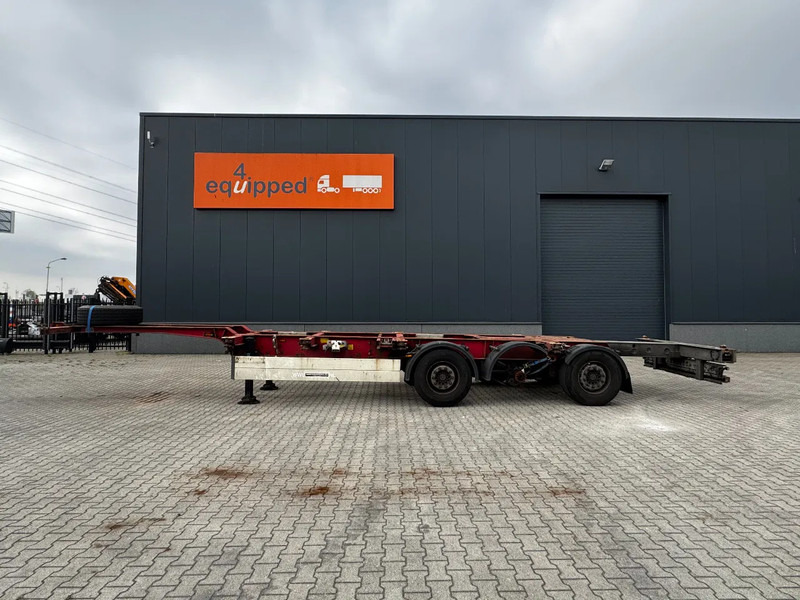 Schmitz Cargobull 40FT HC-chassis, disc, liftaxle, extendable at the rear, WITH WORK!!! - Επικαθήμενο μεταφοράς εμπορευματοκιβωτίων/ Κινητό αμάξωμα: φωτογραφία 2 Schmitz Cargobull 40FT HC-chassis, disc, liftaxle, extendable at the rear, WITH WORK!!! - Επικαθήμενο μεταφοράς εμπορευματοκιβωτίων/ Κινητό αμάξωμα: φωτογραφία 2