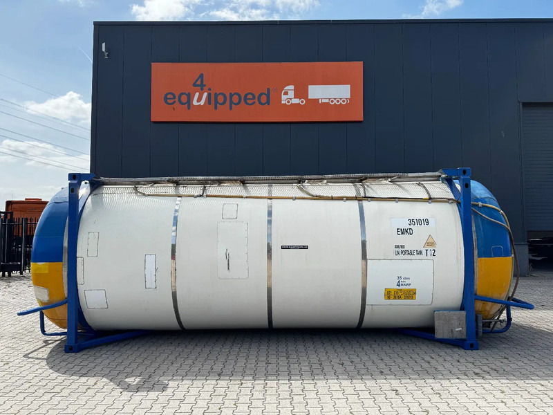 UBH 20FT SWAP 34.570L, 4 baffles / 5 holes / T12 / 5Y-test valid till 07/2026 - Εμπορευματοκιβώτιο-δεξαμενή: φωτογραφία 2 UBH 20FT SWAP 34.570L, 4 baffles / 5 holes / T12 / 5Y-test valid till 07/2026 - Εμπορευματοκιβώτιο-δεξαμενή: φωτογραφία 2