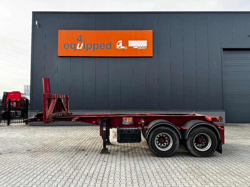 Van Hool 2 AXLE 20FT TIPPING-CHASSIS / TWIN-TIRES / BPW + DISC / ALCOA - Επικαθήμενο μεταφοράς εμπορευματοκιβωτίων/ Κινητό αμάξωμα: φωτογραφία 2 Van Hool 2 AXLE 20FT TIPPING-CHASSIS / TWIN-TIRES / BPW + DISC / ALCOA - Επικαθήμενο μεταφοράς εμπορευματοκιβωτίων/ Κινητό αμάξωμα: φωτογραφία 2