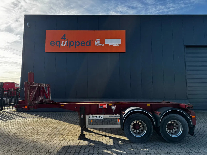 Van Hool 2 AXLE 20FT TIPPING-CHASSIS, TWIN-TIRES, BPW + DRUM, ALCOA - Επικαθήμενο μεταφοράς εμπορευματοκιβωτίων/ Κινητό αμάξωμα: φωτογραφία 2 Van Hool 2 AXLE 20FT TIPPING-CHASSIS, TWIN-TIRES, BPW + DRUM, ALCOA - Επικαθήμενο μεταφοράς εμπορευματοκιβωτίων/ Κινητό αμάξωμα: φωτογραφία 2