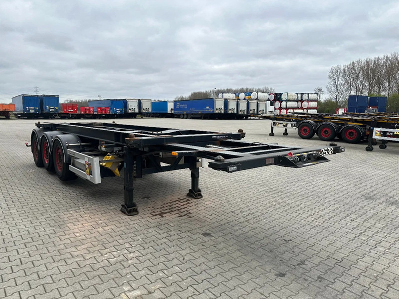 Van Hool 20FT Tipping-chassis, ADR (EX/II, EX/III, FL, AT, OX), SAF, 2 liftaxles - Επικαθήμενο μεταφοράς εμπορευματοκιβωτίων/ Κινητό αμάξωμα: φωτογραφία 5 Van Hool 20FT Tipping-chassis, ADR (EX/II, EX/III, FL, AT, OX), SAF, 2 liftaxles - Επικαθήμενο μεταφοράς εμπορευματοκιβωτίων/ Κινητό αμάξωμα: φωτογραφία 5