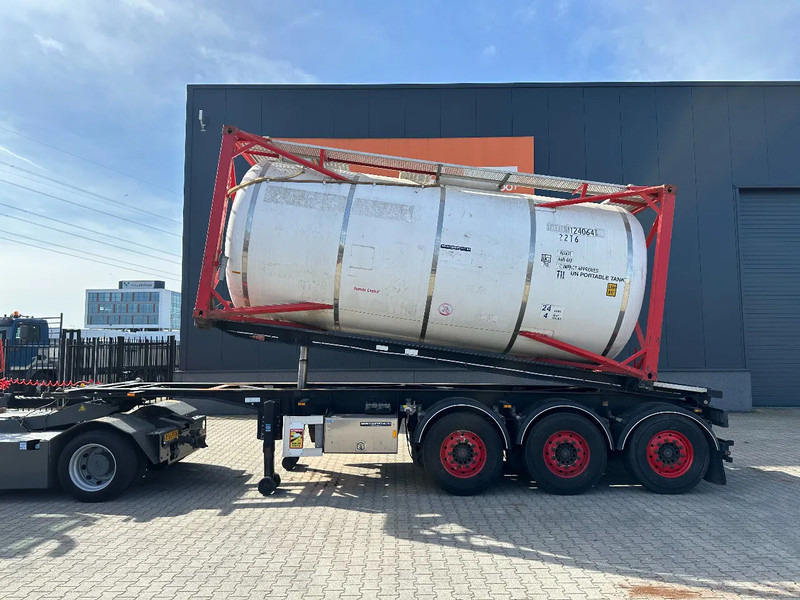 Van Hool 20FT Tipping-chassis, ADR (EX/II, EX/III, FL, AT), SAF, 2 liftaxles, APK/ADR: 10-2025 - Επικαθήμενο μεταφοράς εμπορευματοκιβωτίων/ Κινητό αμάξωμα: φωτογραφία 3 Van Hool 20FT Tipping-chassis, ADR (EX/II, EX/III, FL, AT), SAF, 2 liftaxles, APK/ADR: 10-2025 - Επικαθήμενο μεταφοράς εμπορευματοκιβωτίων/ Κινητό αμάξωμα: φωτογραφία 3