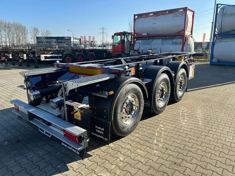 Van Hool NEW / DIRECT AVAILABLE 20FT ADR-CHASSIS, EMPTY WEIGHT: 3.300KG, DISCBRAKES, 3x available, ALU WHEELS - Επικαθήμενο μεταφοράς εμπορευματοκιβωτίων/ Κινητό αμάξωμα: φωτογραφία 4 Van Hool NEW / DIRECT AVAILABLE 20FT ADR-CHASSIS, EMPTY WEIGHT: 3.300KG, DISCBRAKES, 3x available, ALU WHEELS - Επικαθήμενο μεταφοράς εμπορευματοκιβωτίων/ Κινητό αμάξωμα: φωτογραφία 4
