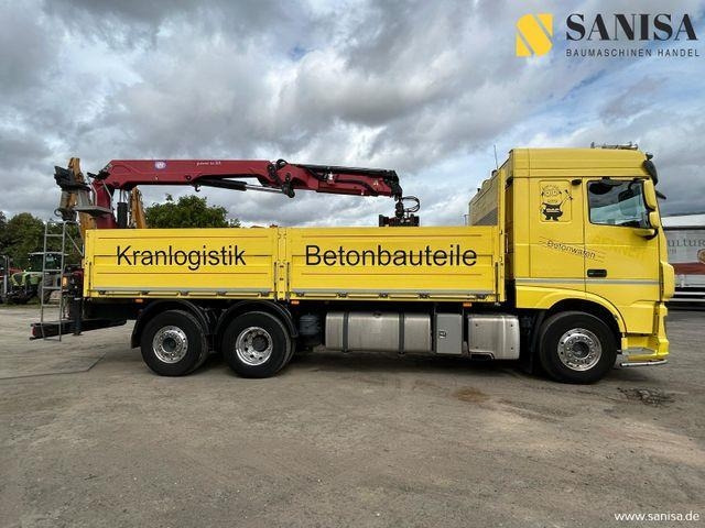 Φορτηγό με ανοιχτή καρότσα DAF XF 480/HMF 2530 L-CR Kran/Lenk/Lift/Baustoff: φωτογραφία 7 Φορτηγό με ανοιχτή καρότσα DAF XF 480/HMF 2530 L-CR Kran/Lenk/Lift/Baustoff: φωτογραφία 7