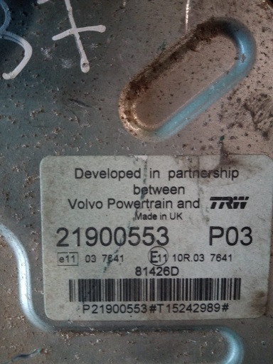 EDC VOLVO FH460 D13K460 21900553 P03 - Ηλεκτρονική μονάδα ελέγχου για Φορτηγό: φωτογραφία 1 EDC VOLVO FH460 D13K460 21900553 P03 - Ηλεκτρονική μονάδα ελέγχου για Φορτηγό: φωτογραφία 1