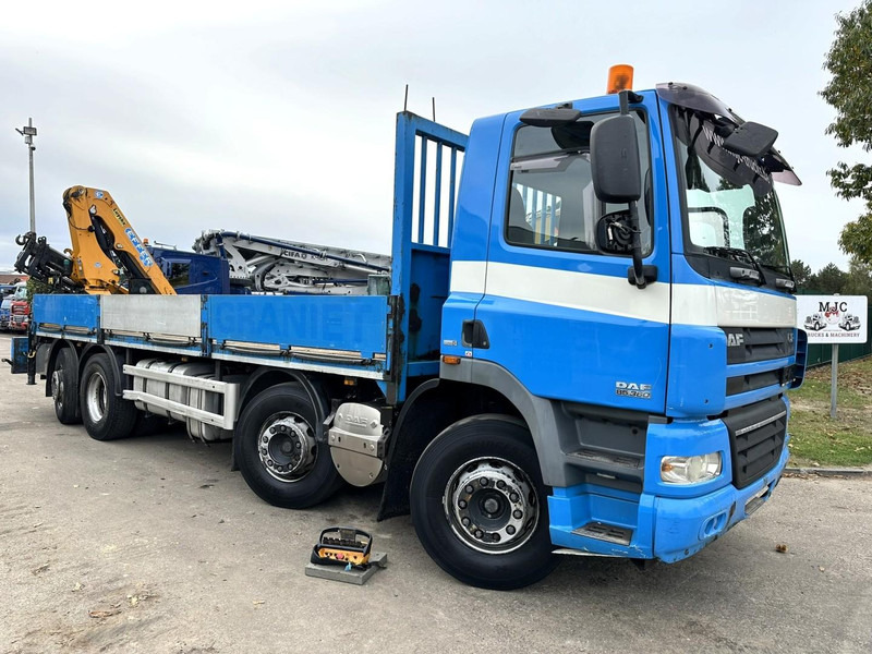 DAF CF 85.360 8x2 PLATFORM 7m35 + CRANE EFFER 165-3S + RADIO - MANUAL GEARBOX ZF - EURO 5 - BE TRUCK - Φορτηγό με γερανό: φωτογραφία 2 DAF CF 85.360 8x2 PLATFORM 7m35 + CRANE EFFER 165-3S + RADIO - MANUAL GEARBOX ZF - EURO 5 - BE TRUCK - Φορτηγό με γερανό: φωτογραφία 2