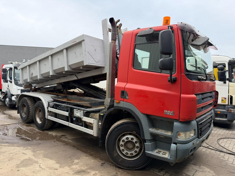 DAF CF 85.410 6x4 HOOKLIFT HIAB MULTILIFT - MANUAL ZF - EURO 4 - STEEL SPRING / BLATT / LAMES - BIG AXLES / HUB REDUCTION - BE TRUCK - Φορτηγό φόρτωσης γάντζου: φωτογραφία 1 DAF CF 85.410 6x4 HOOKLIFT HIAB MULTILIFT - MANUAL ZF - EURO 4 - STEEL SPRING / BLATT / LAMES - BIG AXLES / HUB REDUCTION - BE TRUCK - Φορτηγό φόρτωσης γάντζου: φωτογραφία 1