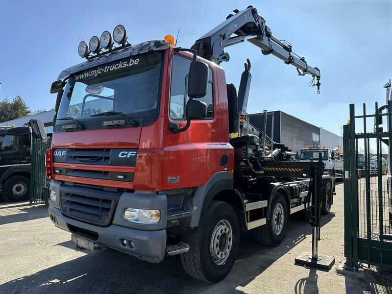 DAF CF 85.410 8x4 HOOKLIFT + CRANE HIAB 244 EP-3 HIDUO - Radio - Rotator - RETARDER - EURO 4 - BIG AXLES HUB REDUCTION - Φορτηγό φόρτωσης γάντζου, Φορτηγό με γερανό: φωτογραφία 5 DAF CF 85.410 8x4 HOOKLIFT + CRANE HIAB 244 EP-3 HIDUO - Radio - Rotator - RETARDER - EURO 4 - BIG AXLES HUB REDUCTION - Φορτηγό φόρτωσης γάντζου, Φορτηγό με γερανό: φωτογραφία 5