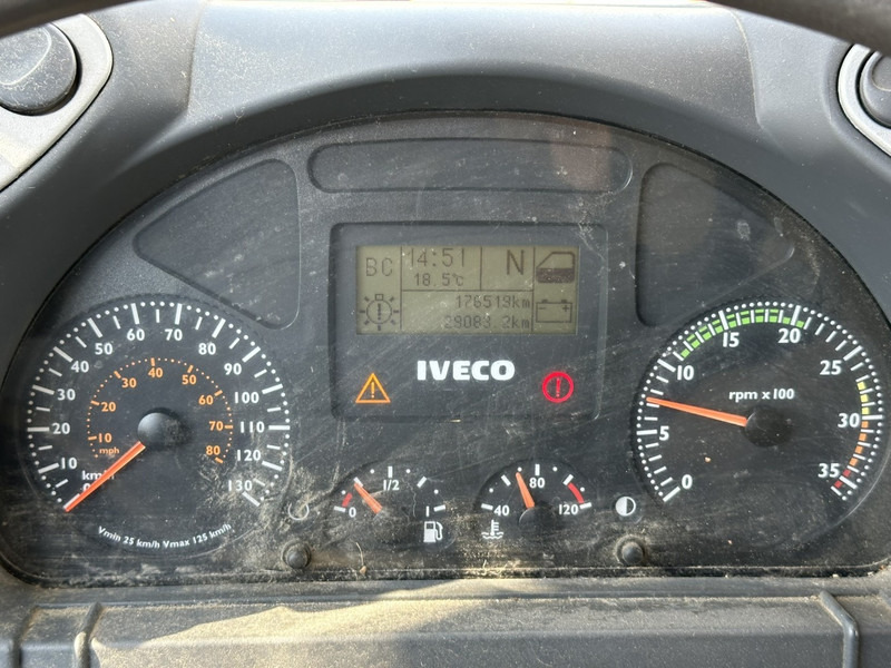 Φορτηγό κόφα Iveco EUROCARGO 80E18 CLOSED BOX 6m00 x 2m49 x 2m37 - EURO 5 - *176.000km* - TAILLIFT - MANUAL - BE TRUCK: φωτογραφία 11