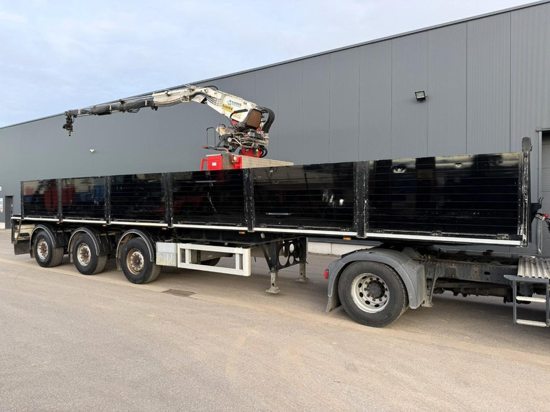 Kwb 45T STENENTRAILER / STEENOPLEGGER + KRAAN KENNIS K16R - 71-3 + STABS - 3x EXT + ROTATOR - SMARTBOARD - 2x STUURASSEN - SCHIJFREMMEN - SAF ASSEN - BELGISCHE PAPIEREN - Επικαθήμενο πλατφόρμα/ Καρότσα: φωτογραφία 2 Kwb 45T STENENTRAILER / STEENOPLEGGER + KRAAN KENNIS K16R - 71-3 + STABS - 3x EXT + ROTATOR - SMARTBOARD - 2x STUURASSEN - SCHIJFREMMEN - SAF ASSEN - BELGISCHE PAPIEREN - Επικαθήμενο πλατφόρμα/ Καρότσα: φωτογραφία 2