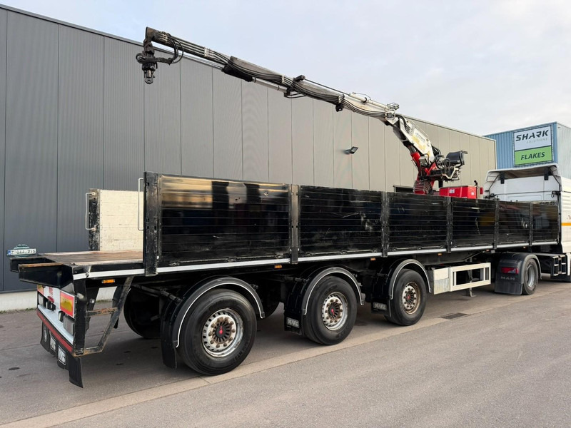 Kwb 45T STENENTRAILER / STEENOPLEGGER + KRAAN KENNIS K16R - 71-3 + STABS - 3x EXT + ROTATOR - SMARTBOARD - 2x STUURASSEN - SCHIJFREMMEN - SAF ASSEN - BELGISCHE PAPIEREN - Επικαθήμενο πλατφόρμα/ Καρότσα: φωτογραφία 3 Kwb 45T STENENTRAILER / STEENOPLEGGER + KRAAN KENNIS K16R - 71-3 + STABS - 3x EXT + ROTATOR - SMARTBOARD - 2x STUURASSEN - SCHIJFREMMEN - SAF ASSEN - BELGISCHE PAPIEREN - Επικαθήμενο πλατφόρμα/ Καρότσα: φωτογραφία 3