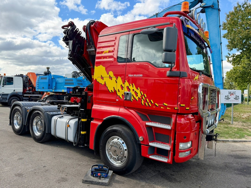 MAN TGA 33.530 6x4 - 90T ZSM + KRAN HMF 3720 K6 (17.3m) - RETARDER - MANUAL ZF - EURO 3 - 590.000km - ALCOA - BIG AXLES HUB REDUCTION - BE TRUCK - TOP CONDITION - Τράκτορας: φωτογραφία 1 MAN TGA 33.530 6x4 - 90T ZSM + KRAN HMF 3720 K6 (17.3m) - RETARDER - MANUAL ZF - EURO 3 - 590.000km - ALCOA - BIG AXLES HUB REDUCTION - BE TRUCK - TOP CONDITION - Τράκτορας: φωτογραφία 1