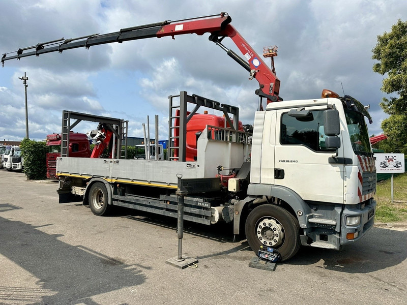 MAN TGM 18.240 4x2 + 2010 CRANE HMF 1420 K6 (17.5m! 6x) RADIO - PLATFORM 6m60 - MANUAL - EURO 3 - BE TRUCK - Φορτηγό με ανοιχτή καρότσα, Φορτηγό με γερανό: φωτογραφία 2 MAN TGM 18.240 4x2 + 2010 CRANE HMF 1420 K6 (17.5m! 6x) RADIO - PLATFORM 6m60 - MANUAL - EURO 3 - BE TRUCK - Φορτηγό με ανοιχτή καρότσα, Φορτηγό με γερανό: φωτογραφία 2