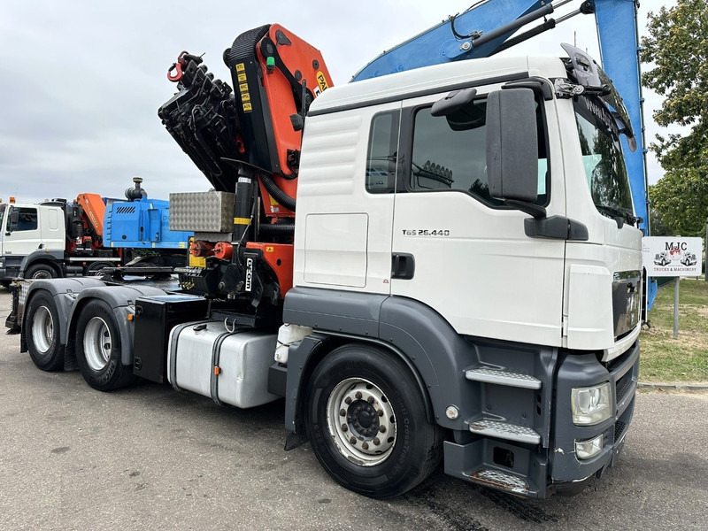 MAN TGS 26.440 6X4 SZM + (22m) KRAN PALFINGER PK62002 E 6x H + 1ME - RETARDER - EURO 5 - BE TRUCK - Τράκτορας: φωτογραφία 1 MAN TGS 26.440 6X4 SZM + (22m) KRAN PALFINGER PK62002 E 6x H + 1ME - RETARDER - EURO 5 - BE TRUCK - Τράκτορας: φωτογραφία 1