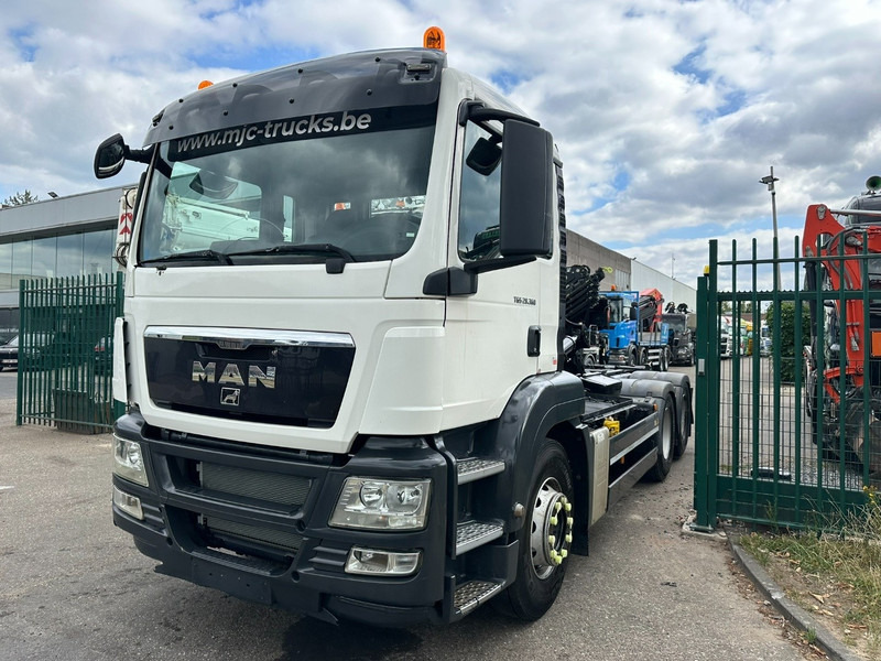 MAN TGS 28.360 6x2 HOOKLIFT 21T HIAB MULTILIFT XR21-S51 - LIFT AXLE - BE TRUCK - Φορτηγό φόρτωσης γάντζου: φωτογραφία 2 MAN TGS 28.360 6x2 HOOKLIFT 21T HIAB MULTILIFT XR21-S51 - LIFT AXLE - BE TRUCK - Φορτηγό φόρτωσης γάντζου: φωτογραφία 2