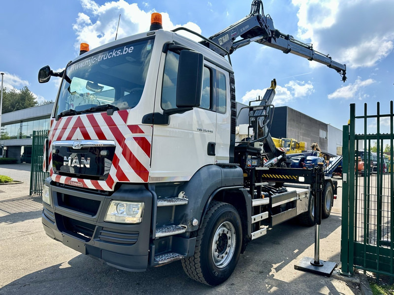 MAN TGS 33.440 6x4 BB HOOKLIFT + CRANE HIAB 166 E-3 HIDUO - RADIO - ROTATOR - EURO 5 - BE TRUCK - Φορτηγό φόρτωσης γάντζου, Φορτηγό με γερανό: φωτογραφία 5 MAN TGS 33.440 6x4 BB HOOKLIFT + CRANE HIAB 166 E-3 HIDUO - RADIO - ROTATOR - EURO 5 - BE TRUCK - Φορτηγό φόρτωσης γάντζου, Φορτηγό με γερανό: φωτογραφία 5