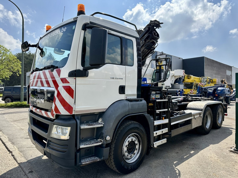 MAN TGS 33.440 6x4 BB HOOKLIFT + CRANE HIAB 166 E-3 HIDUO - RADIO - ROTATOR - EURO 5 - BE TRUCK - Φορτηγό φόρτωσης γάντζου, Φορτηγό με γερανό: φωτογραφία 4 MAN TGS 33.440 6x4 BB HOOKLIFT + CRANE HIAB 166 E-3 HIDUO - RADIO - ROTATOR - EURO 5 - BE TRUCK - Φορτηγό φόρτωσης γάντζου, Φορτηγό με γερανό: φωτογραφία 4