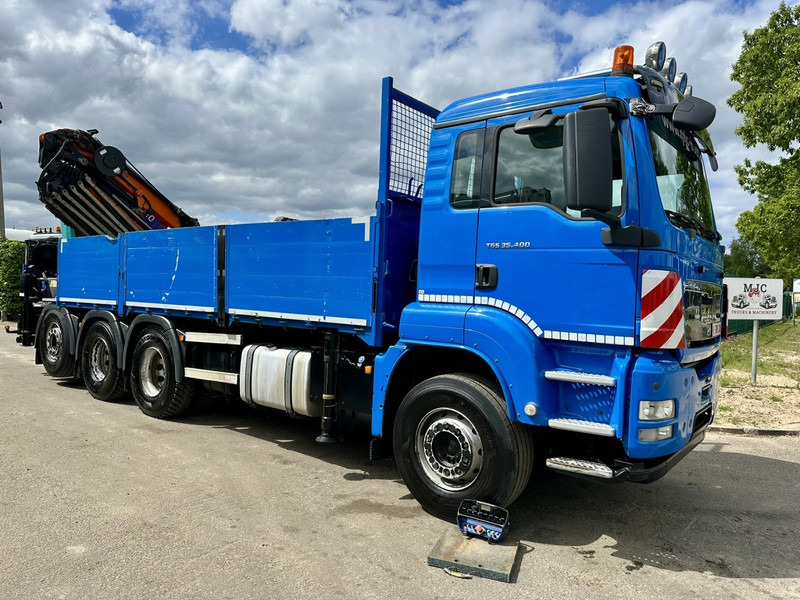 MAN TGS 35.400 8x4 TRIDEM + (32.5m) CRANE HMF 4720 K6 + JIB FJ1000 K4 - PLATFORM 6m - LIFT/STEERING - RADIO - 5E F - BE TRUCK - Φορτηγό με γερανό: φωτογραφία 2 MAN TGS 35.400 8x4 TRIDEM + (32.5m) CRANE HMF 4720 K6 + JIB FJ1000 K4 - PLATFORM 6m - LIFT/STEERING - RADIO - 5E F - BE TRUCK - Φορτηγό με γερανό: φωτογραφία 2