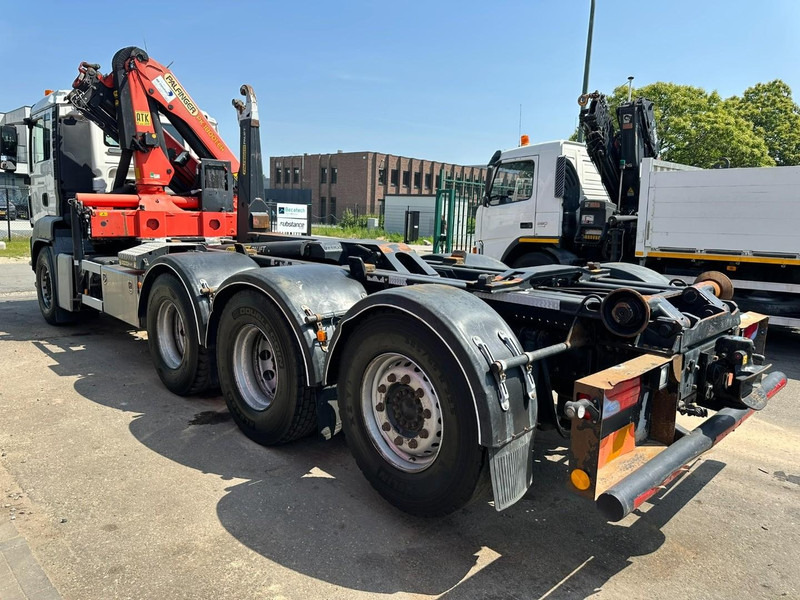 MAN TGS 35.400 8x4 TRIDEM HOOKLIFT T22 + CRANE PALFINGER PK 18001 EH + RADIO - EURO 5 - LIFT/STEERING AXLE - BE TRUCK - Φορτηγό φόρτωσης γάντζου, Φορτηγό με γερανό: φωτογραφία 5 MAN TGS 35.400 8x4 TRIDEM HOOKLIFT T22 + CRANE PALFINGER PK 18001 EH + RADIO - EURO 5 - LIFT/STEERING AXLE - BE TRUCK - Φορτηγό φόρτωσης γάντζου, Φορτηγό με γερανό: φωτογραφία 5
