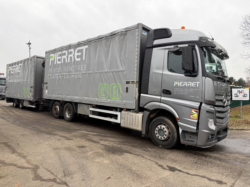 Mercedes-Benz ACTROS 2645 6x2 105m³ JUMBO + KRAN PALFINGER PK19001 (4x) - RETARDER - RADIO - *FULL AIR* - FRIGO - EURO 6 - SAF AS - BELGIAN TRUCK - Φορτηγό κόφα, Φορτηγό με γερανό: φωτογραφία 2 Mercedes-Benz ACTROS 2645 6x2 105m³ JUMBO + KRAN PALFINGER PK19001 (4x) - RETARDER - RADIO - *FULL AIR* - FRIGO - EURO 6 - SAF AS - BELGIAN TRUCK - Φορτηγό κόφα, Φορτηγό με γερανό: φωτογραφία 2