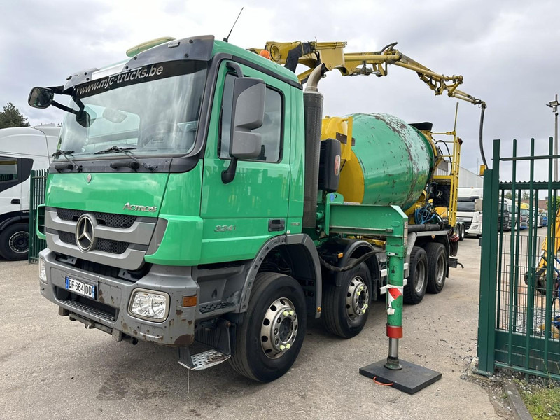 Mercedes-Benz ACTROS 3241 8x4 PUMI PM M 21-3 (21m) Putzmeister - *238.000km* / 1586H - EPS - BLADVERING / NAAFREDUCTIE - Αντλία σκυροδέματος: φωτογραφία 4 Mercedes-Benz ACTROS 3241 8x4 PUMI PM M 21-3 (21m) Putzmeister - *238.000km* / 1586H - EPS - BLADVERING / NAAFREDUCTIE - Αντλία σκυροδέματος: φωτογραφία 4