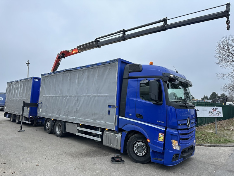 Mercedes-Benz Actros 2645 6x2 105m³ JUMBO + RETARDER + CRANE PALFINGER PK 19.001 SLD (4x) + RADIO - *FULL AIR* - FRIGO - EURO 6 - SAF AXLES - BELGIAN TRUCK - Φορτηγό με γερανό: φωτογραφία 1 Mercedes-Benz Actros 2645 6x2 105m³ JUMBO + RETARDER + CRANE PALFINGER PK 19.001 SLD (4x) + RADIO - *FULL AIR* - FRIGO - EURO 6 - SAF AXLES - BELGIAN TRUCK - Φορτηγό με γερανό: φωτογραφία 1