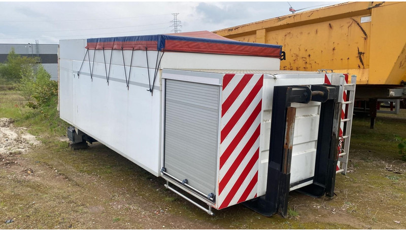 Onbekend MATERIAAL AFZETCONTAINER / STORAGE ROLL-OFF TIPPER + D'HOLLANDIA LAADKLEP / TAILLIFT / LBW - Κοντέινερ τύπου γάντζου: φωτογραφία 1 Onbekend MATERIAAL AFZETCONTAINER / STORAGE ROLL-OFF TIPPER + D'HOLLANDIA LAADKLEP / TAILLIFT / LBW - Κοντέινερ τύπου γάντζου: φωτογραφία 1