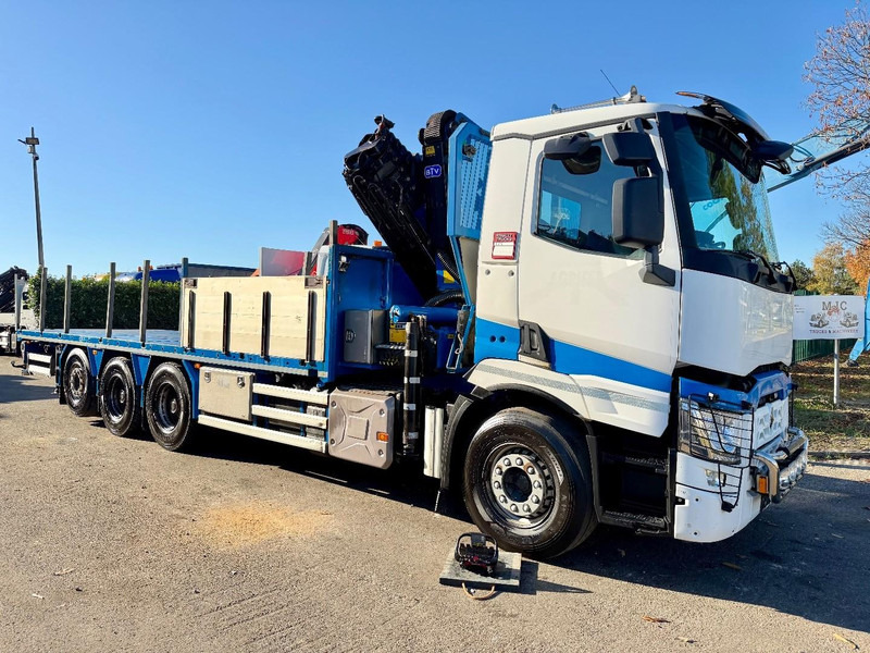 Renault C480 8x4 TRIDEM + CRANE (20m!) PALFINGER PK33002-EH E (6x) - PLATFORM 8m25 - LIFT/STEERING - GOOD TIRES - BE TRUCK - Φορτηγό με γερανό: φωτογραφία 2 Renault C480 8x4 TRIDEM + CRANE (20m!) PALFINGER PK33002-EH E (6x) - PLATFORM 8m25 - LIFT/STEERING - GOOD TIRES - BE TRUCK - Φορτηγό με γερανό: φωτογραφία 2