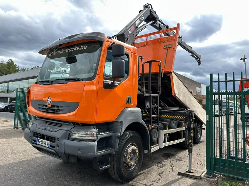 Renault KERAX 380 DXI 6x4 TIPPER + CRANE HIAB 144 B-3 - RADIO - *246.000km* - RETARDER - BORDMATIC - EURO 5 - Φορτηγό ανατρεπόμενο, Φορτηγό με γερανό: φωτογραφία 2 Renault KERAX 380 DXI 6x4 TIPPER + CRANE HIAB 144 B-3 - RADIO - *246.000km* - RETARDER - BORDMATIC - EURO 5 - Φορτηγό ανατρεπόμενο, Φορτηγό με γερανό: φωτογραφία 2