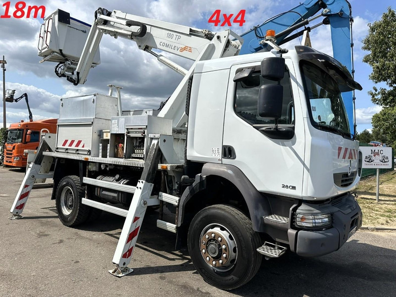 Φορτηγό Renault MIDLUM 280dxi 4x4 18m SKYLIFT / HUBARBEITSBÜHNE - COMILEV 180 TP - NACELLE / HOOGWERKER - 182.000km - MANUAL - GOOD CONDITION: φωτογραφία 1