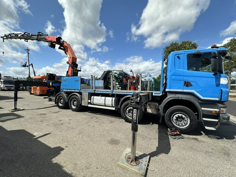Scania G440 8x4 PRITSCHE + KRAN (26.5m!) PALFINGER PK78002 SH G 8x + 1 + WINCH - PLATFORM 6m25 - MANUAL - HUB REDUCTION - STEEL SPRING - EURO 5 - BE TRUCK - Φορτηγό με ανοιχτή καρότσα, Φορτηγό με γερανό: φωτογραφία 4 Scania G440 8x4 PRITSCHE + KRAN (26.5m!) PALFINGER PK78002 SH G 8x + 1 + WINCH - PLATFORM 6m25 - MANUAL - HUB REDUCTION - STEEL SPRING - EURO 5 - BE TRUCK - Φορτηγό με ανοιχτή καρότσα, Φορτηγό με γερανό: φωτογραφία 4