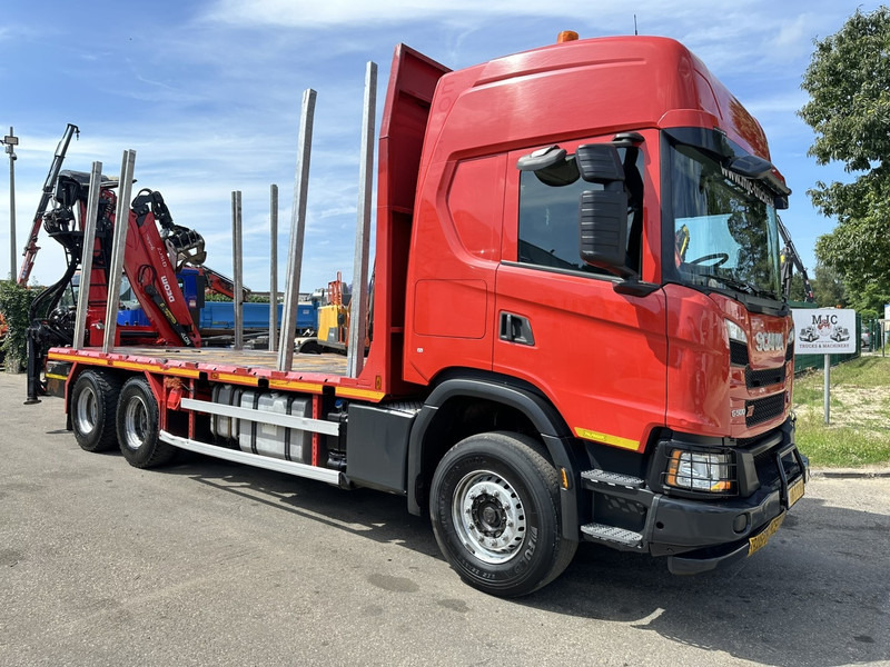 Scania G500 XT 6x4 WOOD / TIMBER / HOLZ CRANE PALFINGER EPSILON Q150Z + RETARDER - FULL AIR SUSP. - BE TRUCK - Φορτηγό ξυλείας, Φορτηγό με γερανό: φωτογραφία 2 Scania G500 XT 6x4 WOOD / TIMBER / HOLZ CRANE PALFINGER EPSILON Q150Z + RETARDER - FULL AIR SUSP. - BE TRUCK - Φορτηγό ξυλείας, Φορτηγό με γερανό: φωτογραφία 2