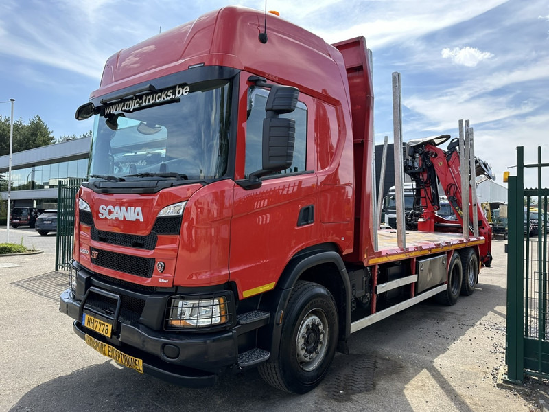 Scania G500 XT 6x4 WOOD / TIMBER / HOLZ CRANE PALFINGER EPSILON Q150Z + RETARDER - FULL AIR SUSP. - BE TRUCK - Φορτηγό ξυλείας, Φορτηγό με γερανό: φωτογραφία 3 Scania G500 XT 6x4 WOOD / TIMBER / HOLZ CRANE PALFINGER EPSILON Q150Z + RETARDER - FULL AIR SUSP. - BE TRUCK - Φορτηγό ξυλείας, Φορτηγό με γερανό: φωτογραφία 3