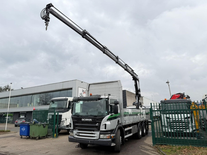 Scania P380 8x4 TRIDEM + CRANE HIAB 166 ES-5 HIPRO - ROTATOR + RADIO - 7m60 PLATFORM - MANUAL - LIFT + STEERING AXLE - Φορτηγό με γερανό: φωτογραφία 5 Scania P380 8x4 TRIDEM + CRANE HIAB 166 ES-5 HIPRO - ROTATOR + RADIO - 7m60 PLATFORM - MANUAL - LIFT + STEERING AXLE - Φορτηγό με γερανό: φωτογραφία 5