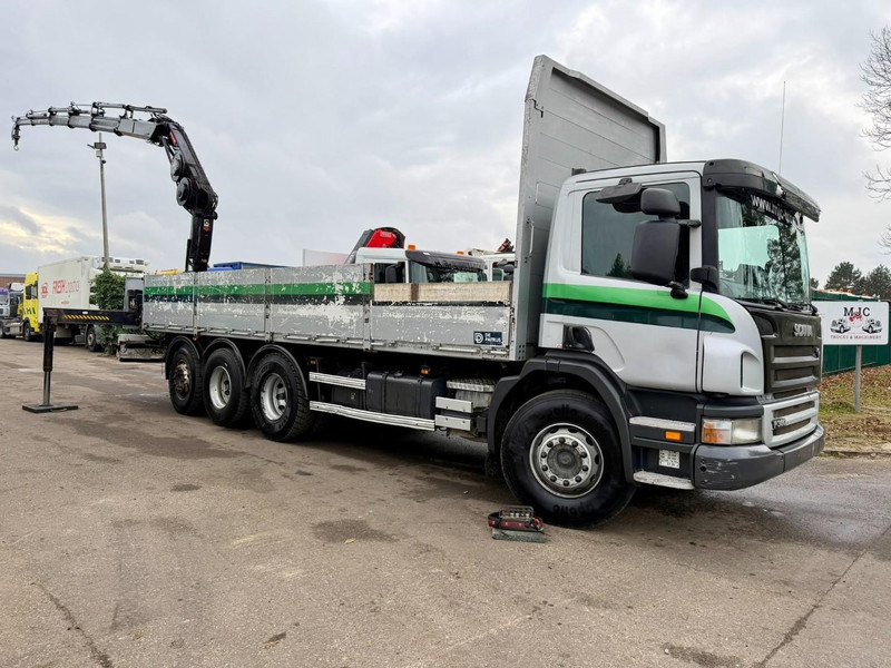 Scania P380 8x4 TRIDEM + CRANE HIAB 166 ES-5 HIPRO - ROTATOR + RADIO - 7m60 PLATFORM - MANUAL - LIFT + STEERING AXLE - Φορτηγό με γερανό: φωτογραφία 2 Scania P380 8x4 TRIDEM + CRANE HIAB 166 ES-5 HIPRO - ROTATOR + RADIO - 7m60 PLATFORM - MANUAL - LIFT + STEERING AXLE - Φορτηγό με γερανό: φωτογραφία 2