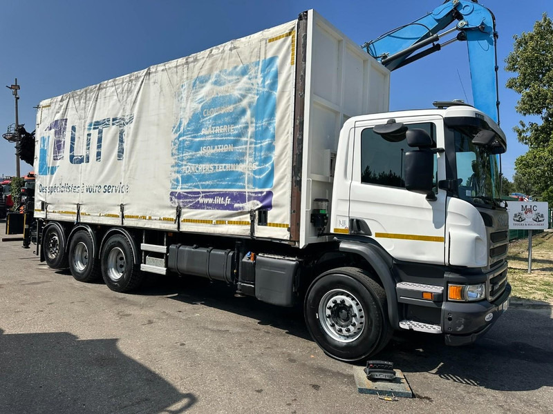 Scania P410 8x4 TRIDEM + CRANE HIAB 244 EP-4 HIDUO - RETARDER - LIFT + STEERING AXLE - *327.000km* - RADIO - Φορτηγό με γερανό: φωτογραφία 2 Scania P410 8x4 TRIDEM + CRANE HIAB 244 EP-4 HIDUO - RETARDER - LIFT + STEERING AXLE - *327.000km* - RADIO - Φορτηγό με γερανό: φωτογραφία 2