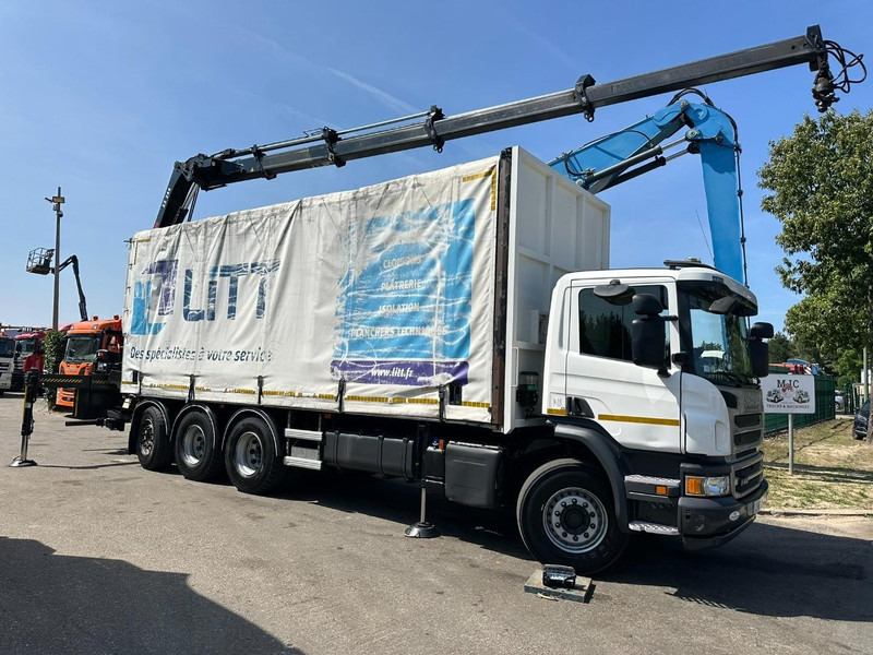 Scania P410 8x4 TRIDEM + CRANE HIAB 244 EP-4 HIDUO - RETARDER - LIFT + STEERING AXLE - *327.000km* - RADIO - Φορτηγό με γερανό: φωτογραφία 1 Scania P410 8x4 TRIDEM + CRANE HIAB 244 EP-4 HIDUO - RETARDER - LIFT + STEERING AXLE - *327.000km* - RADIO - Φορτηγό με γερανό: φωτογραφία 1