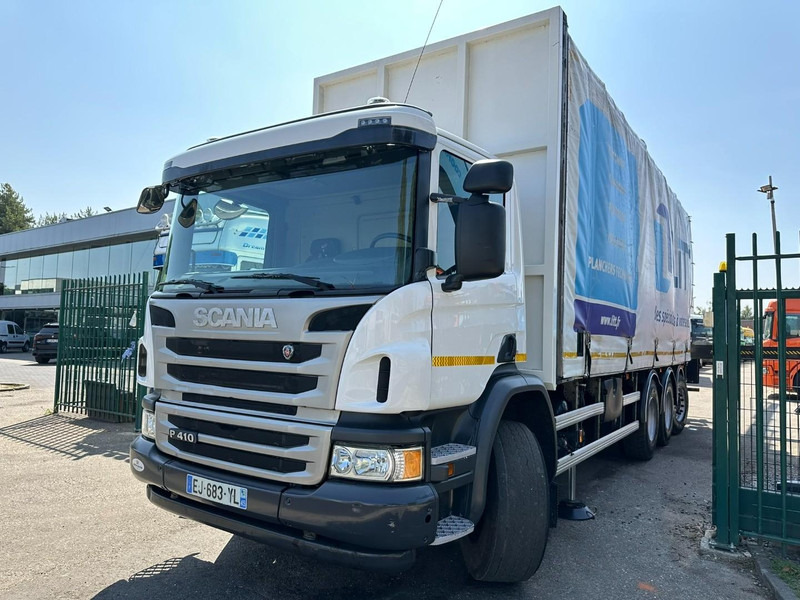 Scania P410 8x4 TRIDEM PRITSCHE PLANE + KRAN HIAB 244 EP-4 HIDUO - RETARDER - LIFT + STEERING AXLE - *327.000km* - RADIO - Φορτηγό μουσαμάς, Φορτηγό με γερανό: φωτογραφία 4 Scania P410 8x4 TRIDEM PRITSCHE PLANE + KRAN HIAB 244 EP-4 HIDUO - RETARDER - LIFT + STEERING AXLE - *327.000km* - RADIO - Φορτηγό μουσαμάς, Φορτηγό με γερανό: φωτογραφία 4